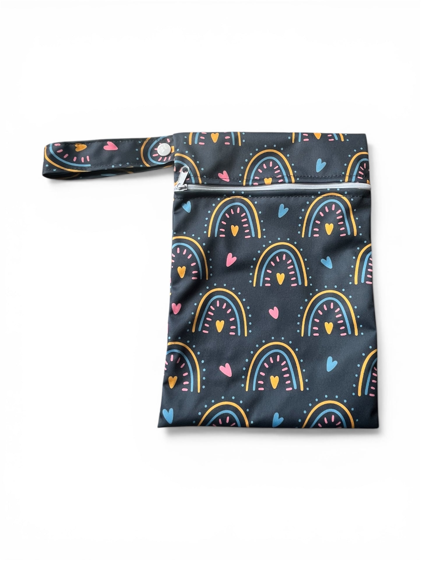 Rainbow Hearts - Mini Wet Bag (Reusable Storage) | Soft Launch