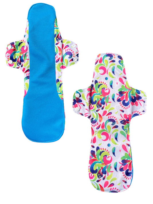 Spring Vibes - Overnight / Postpartum Cloth Pad (Reusable) | Forrest Echo