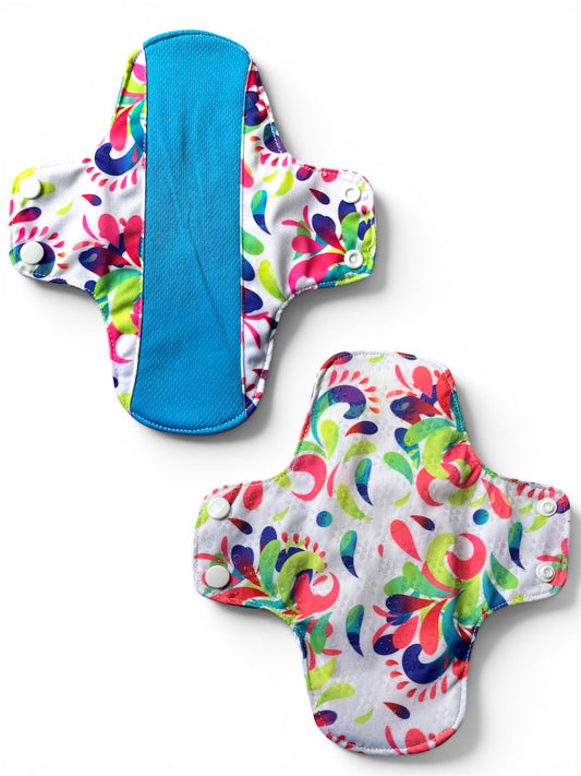 Spring Vibes - Medium (Reusable) Cloth Pad| Forrest Echo