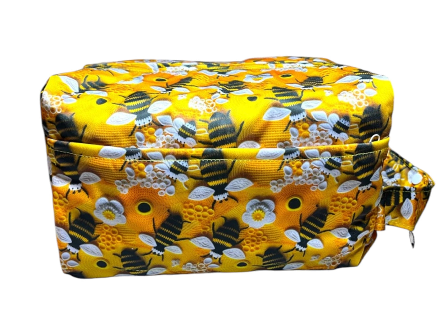 Knitted Bee's - Pad Pod (Reusable Storage | Forrest Echo