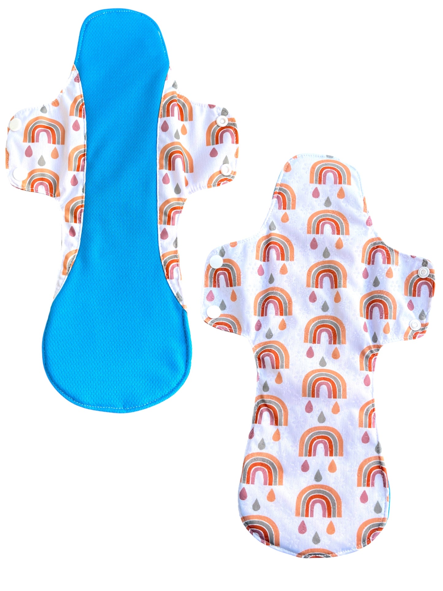 Muted Rainbows - X-Large (Reusable) Cloth Pad | Forrest Echo