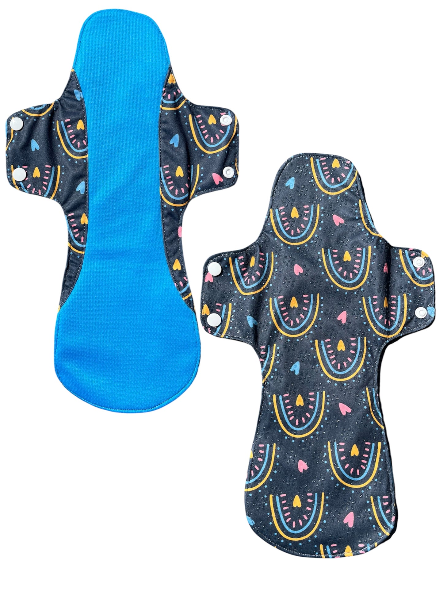Rainbow Hearts - X-Large (Reusable) Cloth Pad | Forrest Echo (Copy)